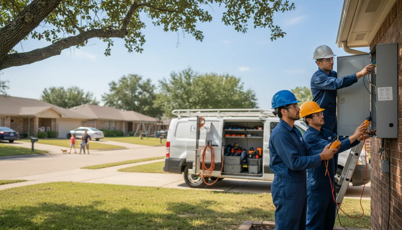 Certified electrician providing emergency electrical services in Dunlo, PA